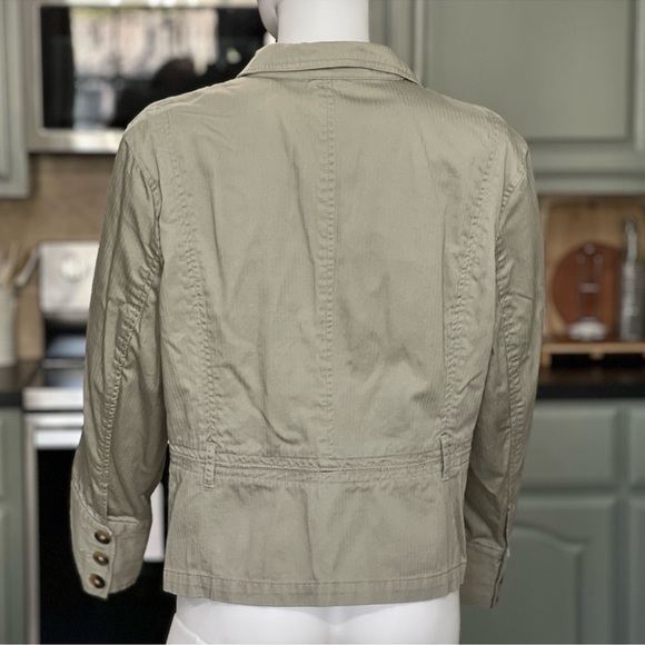 𝘾𝙖𝙩𝙤 Tan Utility Safari Style Jacket size XL - Picture 4 of 16